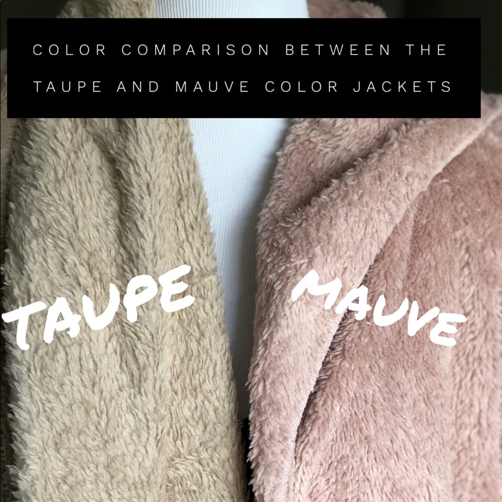 SALE ✨LAST 1✨Mauve Blush Cozy Jacket - Picture 8 of 9